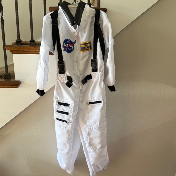 Other - White NASA Astronaut Costume Jumpsuit with backpack